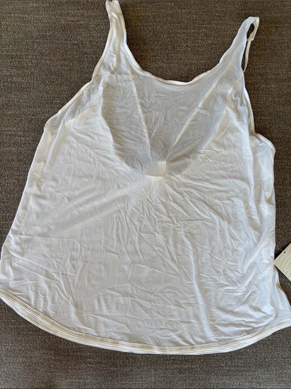 LULULEMON Let it Slip Tank White New with tag Size 10